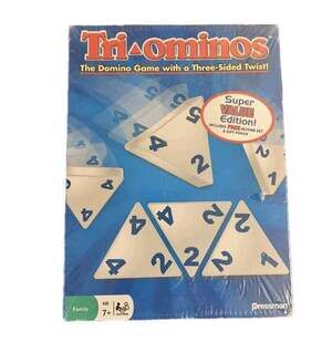 Triominos NIB TRI-OMINOS Tile Matching Game (2008) 2-6 Players Ages 7+